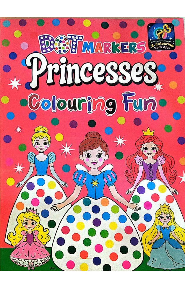 Dot Markers Princess Colouring Fun